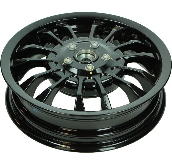 achterwiel Piaggio origineel 50/125/150cc 300x12 zwart glans sprint 1c00499100090