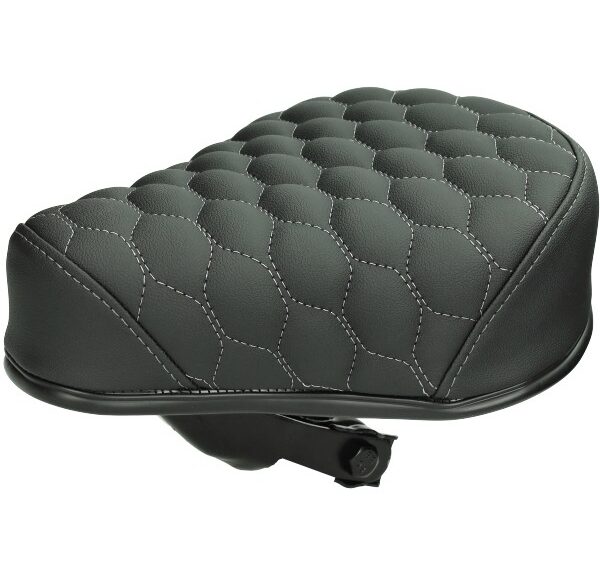 zadel (made in EU) laag RS6 zwart/grijs puch maxi