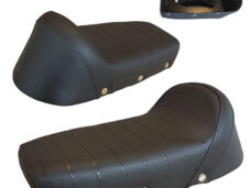 buddyseat kort zonder opdruk Sport zwart bromfiets