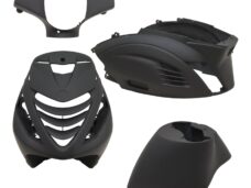 Plaatwerkset DMP model SP RS-1 air zwart mat 5-delig zip 100/125