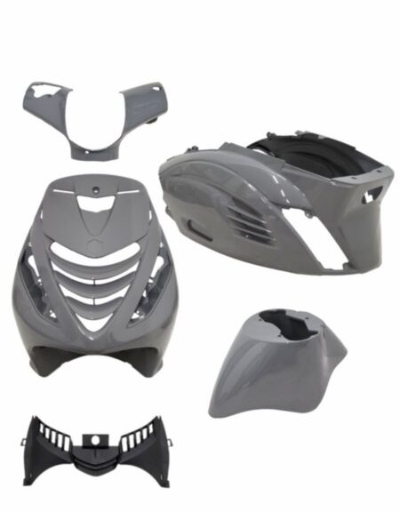 plaatwerkset DMP model SP RS-1 air nardo grijs glans 5-delig zip 100/125