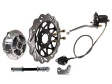 remschijf fast-arrow set compleet voorwiel 240mm 10-delig puch maxi
