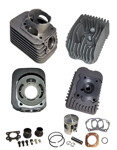 cilinder met kop polini 47mm-p12 bromfiets vespa 140.0136