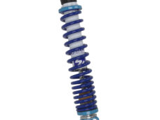 Schokbreker sebac achter hydraulisch blauw/wit lxv — geschikt voor Vespa