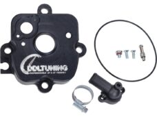 cilinderkop DDL buiten cnc gefreesd zwart runner 125cc 2t
