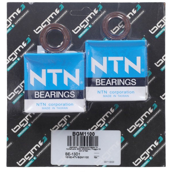 lager+keerringset BGM krukas 50cc sco piaggio 2t bgm1100