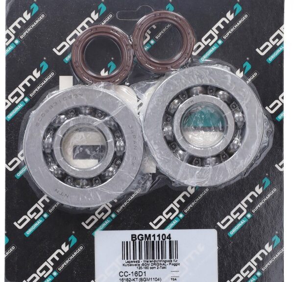 lager+keerringset BGM krukas runner 125cc