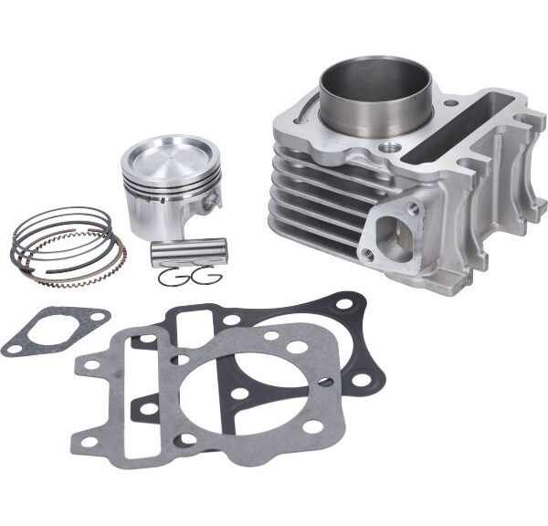 cilinder Power1 + zuiger aluminium euro2/3/4/5 80cc 49mm sco piaggio 4T
