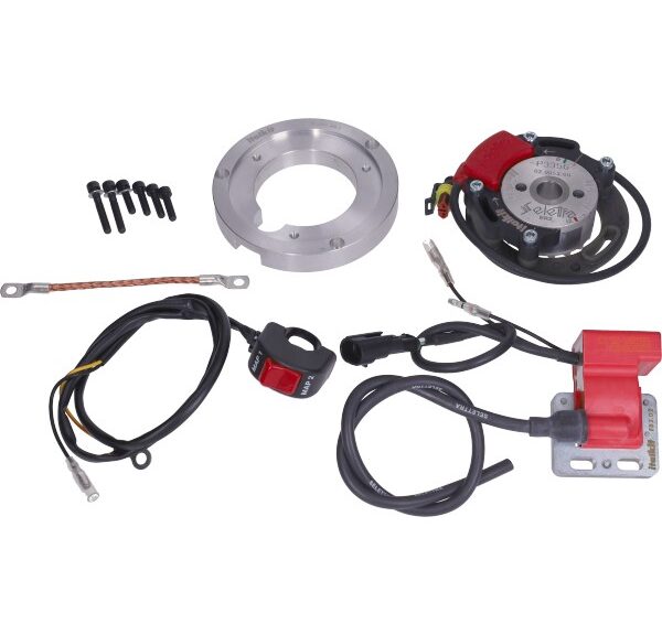 ontsteking Italkit electrisch + binnenrotor Selettra variabel / 115mm runner 180cc 2t ev2.01.33.1
