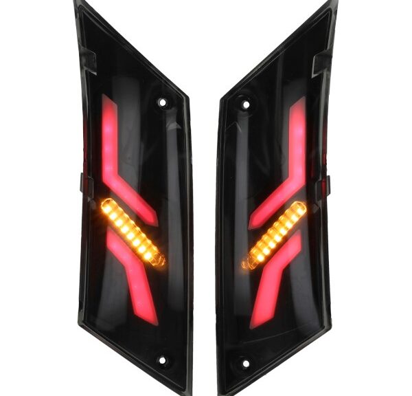 knipperlichtset Power1 led matrix E24 keurmerk SP-1 achter smoke piaggio