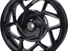 achterwiel Piaggio origineel euro-5 12 inch Vespa zwart glans primavera