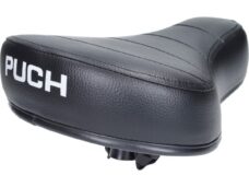 zadel laagmodel logo Puch + bev gereedschapkastje zwart puch maxi