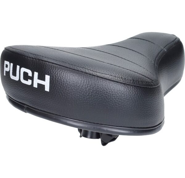 zadel laagmodel logo Puch + bev gereedschapkastje zwart puch maxi
