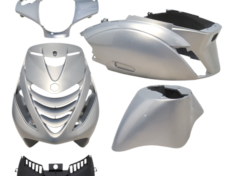 Plaatwerkset DMP model SP EVO-1 platinum zilver 5-delig zip 100/125