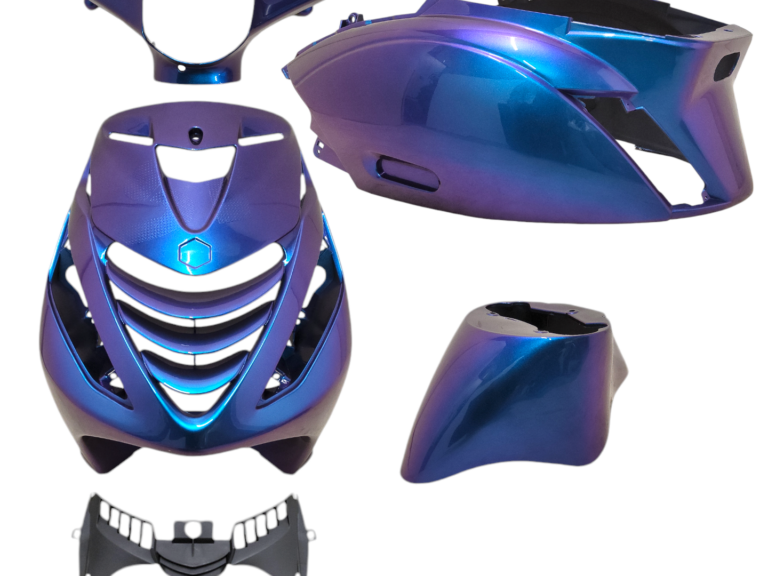 Plaatwerkset DMP model SP EVO-1 azure blauw 5-delig zip 100/125