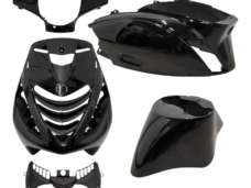 Plaatwerkset DMP model SP EVO-1 zwart metallic 5-delig zip 100/125