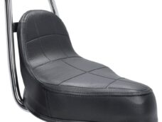 zadel chopper (made in EU) met chrome beugel zwart puch