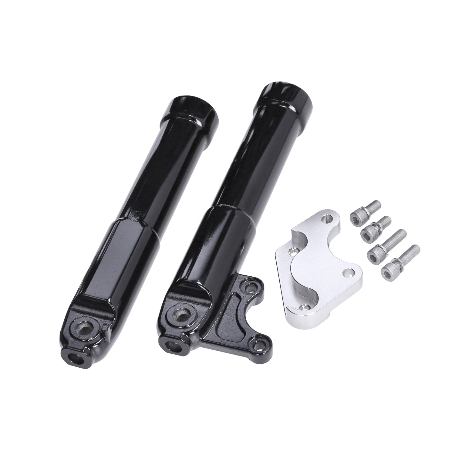 Wielset Fast Arrow Pro 11 En 12 Inch Wiel + Oversized Remschijfset Zwart Mat Piaggio, Zip2000, Zip 2t , Zip 4t - Afbeelding 4