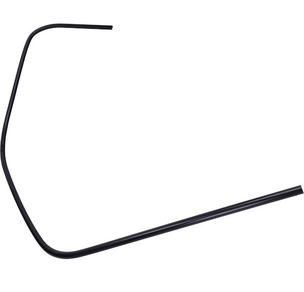 sierstrip Piaggio origineel beenschild links zwart mat gts 125cc