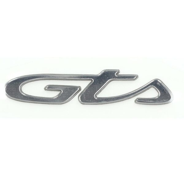 sticker Piaggio origineel woord [gts] zijscherm gts 125cc