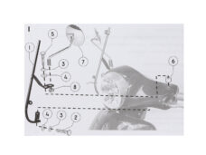 Windscherm Sym Origineel Met Bevestigingsset Hoog Helder Fiddle 2 Sy530-ala-00l