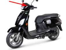 Stuurkap Sym origineel zwart — geschikt voor Sym Fiddle 3 53205-xfa-000-kg