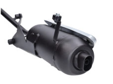 Uitlaat Tecno Euro-4 Straight (made In Eu) Zwart Fiddle 2 4t