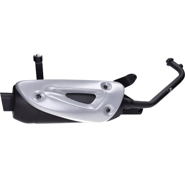 uitlaat tecno euro-4 straight (made in EU) zwart fiddle 2 4t