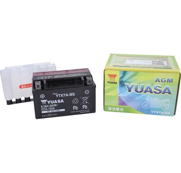 accu Sym origineel yuasa ytx7a-bs django