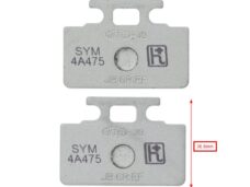 Remblokset Sym Origineel Euro-2/3 Voor Mio 45105-gm9-743-a