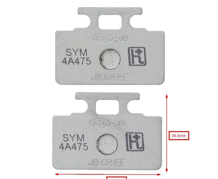 Remblokset Sym Origineel Euro-2/3 Voor Mio 45105-gm9-743-a