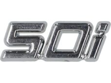 embleem Sym origineel woord [50i] euro-4/5/5+ chroom mio 50i 87130-xla-000