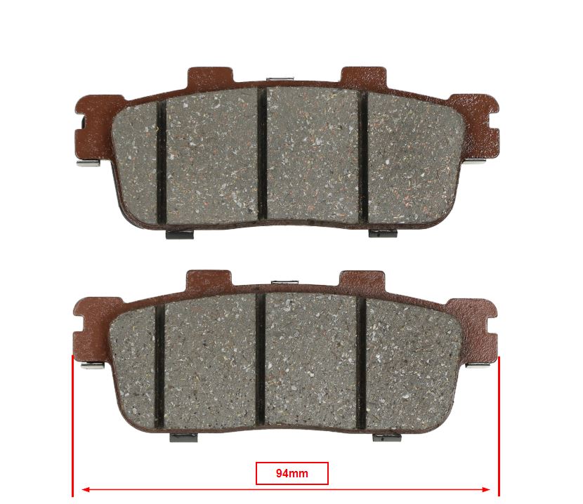 Remblokset Sym Origineel Achter Cruisym 250/300, Gts 125cc, Sym Joymax 300 43108-l1a-000-a - Afbeelding 2