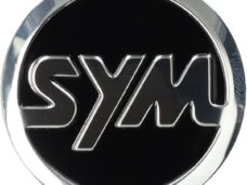 embleem Sym origineel logo voorscherm 40mm sco sym 4t 87554-aza-000