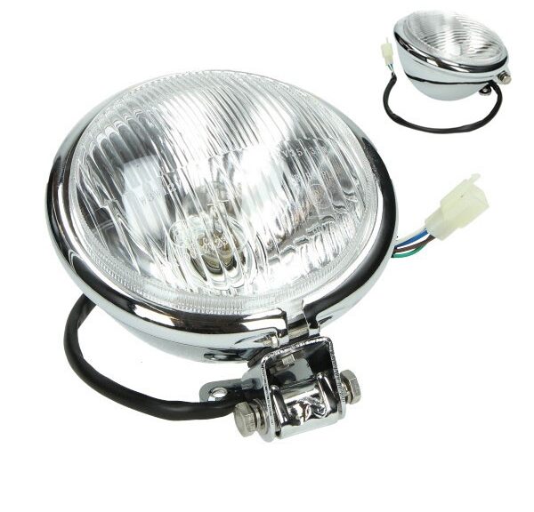 koplamp Benzhou origineel chroom agm Retro
