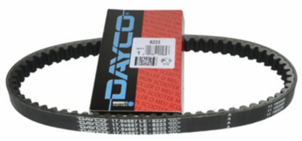 v-snaar dayco/pirelli 10 inch 687x17.9 10inch china retro/torino