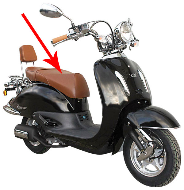 Buddyseat Benzhou origineel — geschikt voor Benzhou Bruin Retro