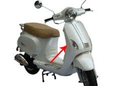 Beenschild wit china lx/napoli