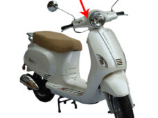 Koplampspoiler wit china lx/napoli — geschikt voor Znen vx50