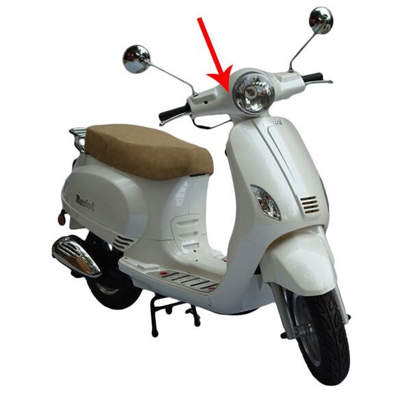 koplampspoiler wit china lx/napoli