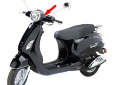 Koplampspoiler zwart china lx/napoli — geschikt voor Znen vx50