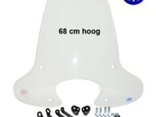 windscherm Regia met bevestigingsset hoog (made in EU) new classic bellagio/iva-firenzo/razzo-vinice/berini-classic/gt- 68cm helder agm LX