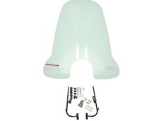 windscherm DMP met bevestigingsset hoog RST ronde koplamp helder china lx/napoli