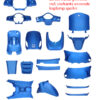 blauw