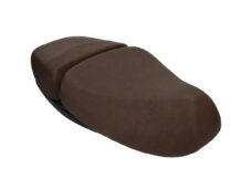 Buddyseat dubbel leder look bruin donker china lx/napoli