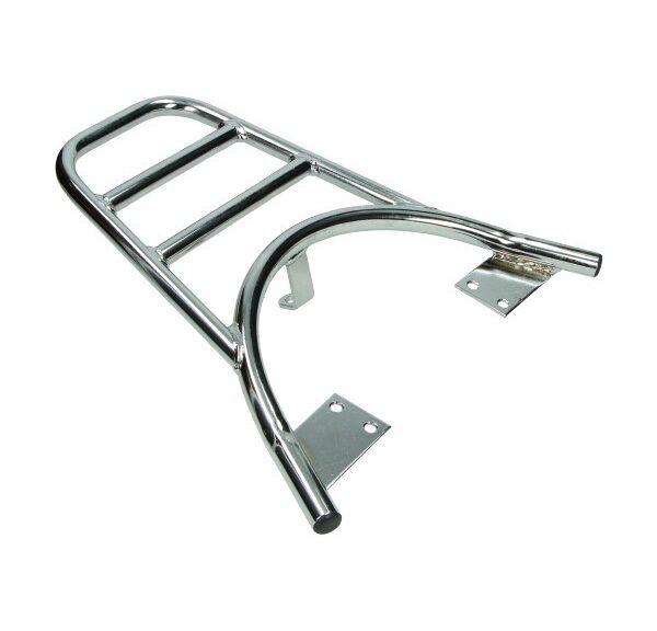 achterdrager Regia (made in EU) chroom turbho RM-50