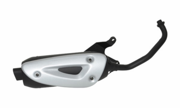 uitlaat tecno standaard model straight (made in EU) zwart mio