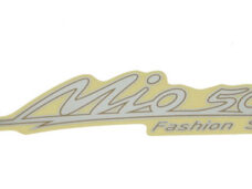 Sticker Sym origineel zijscherm woord — geschikt voor Sym mio50 Fashion Style