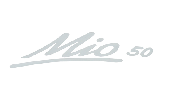 Sticker Sym origineel voorscherm woord — geschikt voor Sym mio50 Mio