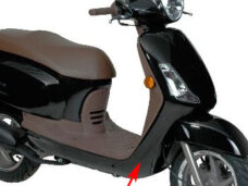 Voorscherm Sym origineel onder zwart — geschikt voor Sym Fiddle